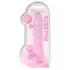 REALROCK - Gjennomsiktig, naturtro dildo - rosa (22 cm)