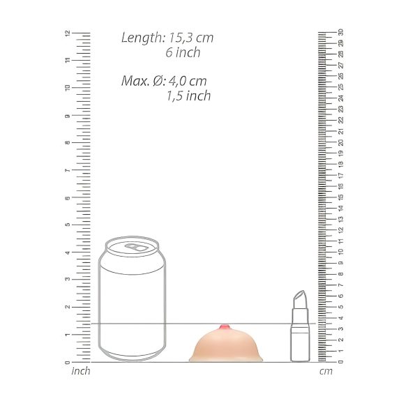 Titty - såpesjokk - naturlig (95g)