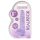 REALROCK - Gjennomsiktig Naturtro Dildo - Lilla (15 cm)