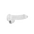 REALROCK - gjennomsiktig naturtro dildo - klar (15 cm)
