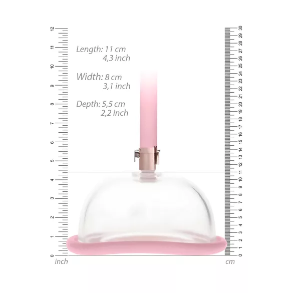 Manuell rosa pump for intime øyeblikk