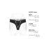REALROCK Elastisk - justerbar underdel for strap-on (svart)