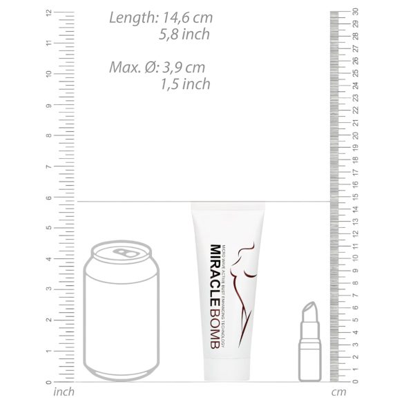 Pharmquests Miracle Bomb - brystforstørrende og oppstrammende krem (100ml)