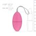 Easytoys - 7-rytmer trådløst vibrasjonsegg (rosa)