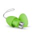 Easytoys - 7 rytmers trådløst vibrerende egg (grønn)
