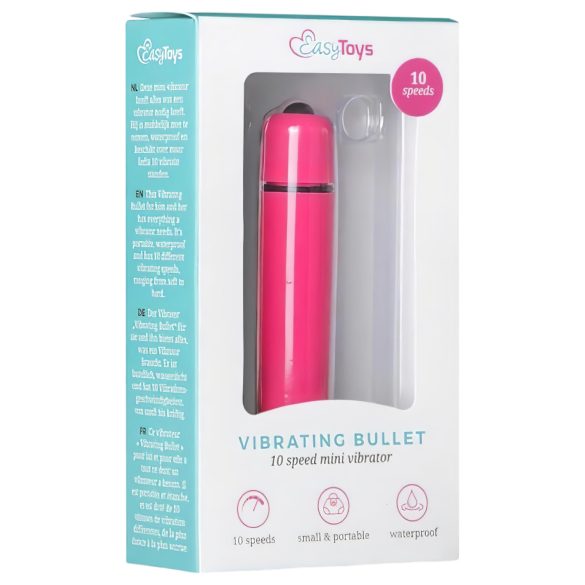Easytoys Bullet - vanntett minivibrator (rosa)
