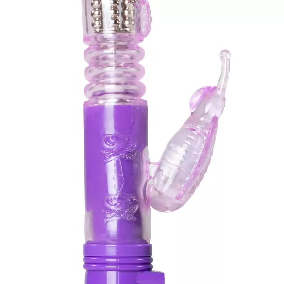 Easytoys Butterfly - roterende-pulserende vibrator (lilla)
