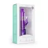 Easytoys Kanin - roterende perler, klitorisvibrator med arm (lilla)