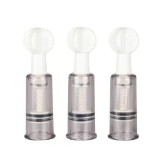 EasyToys - sett med brystvorte- og vaginapumper (3 deler)