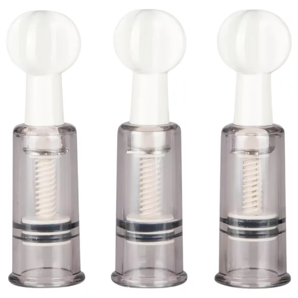 EasyToys - sett med brystvorte- og vaginapumper (3 deler)
