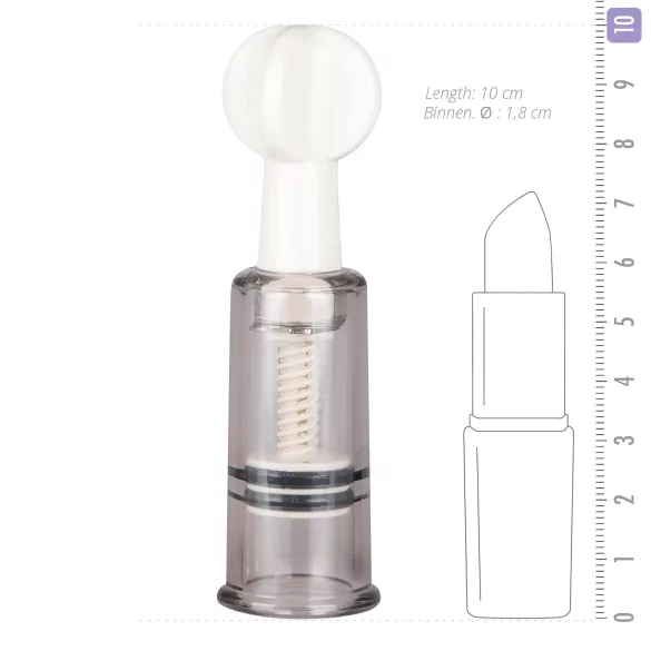 EasyToys - sett med brystvorte- og vaginapumper (3 deler)