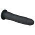 Easytoys - sugekopp 100% silikon dildo (21 cm) - svart