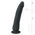 Easytoys - sugekopp 100% silikon dildo (21 cm) - svart