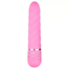 Easytoys Diamond - tvistet stavvibrator (rosa)