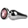 EasyToys Metall Nr. 11 - analplugg med rosa stein (sølv, 3,5 cm)