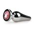 Easytoys Metall No.11 - rosa juvel analplugg - sølv (3,5cm)
