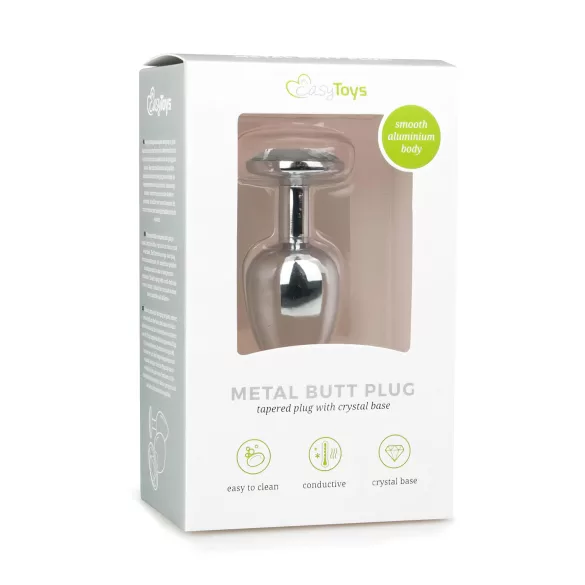 EasyToys - metall analt plugg (sølv-hvit)