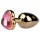 Easytoys Metal Nr. 3 - Analplug - Gull-rosa (2,5cm)