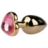 Easytoys Metal Nr. 3 - Analplug - Gull-rosa (2,5cm)