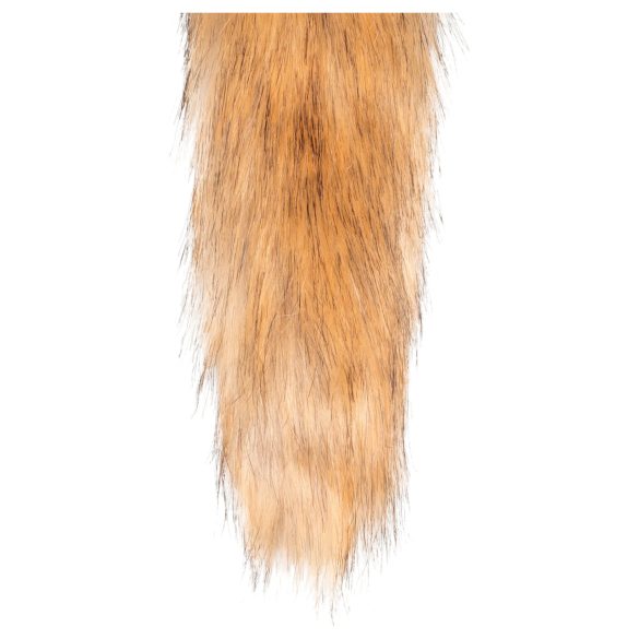 Easytoys Fox NO1 - metall analt plugg med revehale (gull-rød)