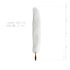 Easytoys Fox NO13 - metal analplugg med revehale (gull-hvit)