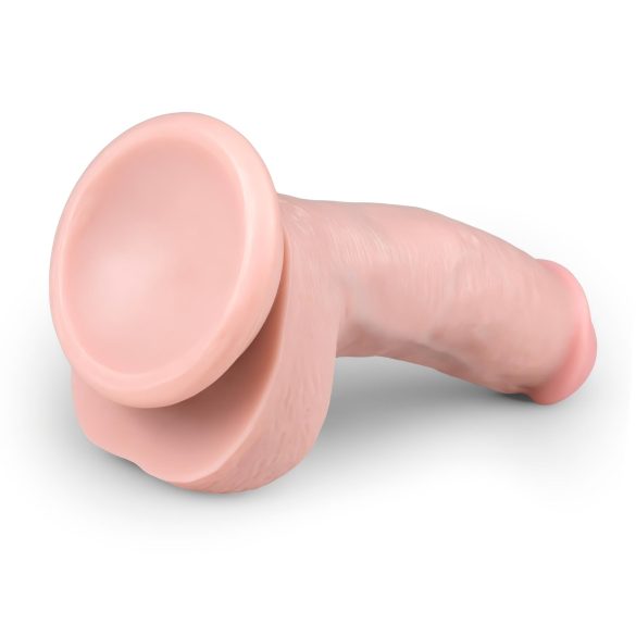 Easytoys - dildo med sugekopp og testikler (15cm) - naturtro