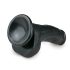 Easytoys - sugekopps-dildo med testikler (15 cm) - svart