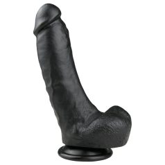Easytoys - sugekopp dildo med testikler (20 cm) - svart Easytoys - sugekopp dildo med testikler (20 cm) - svart