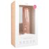 Easytoys - stor dildo med sugekopp og testikler (29,5 cm) - naturtro