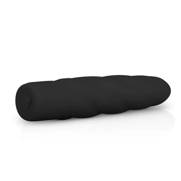 Easytoys Power Vibe - vridd silikonstav vibrator (svart)