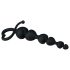 EasyToys - analdildo med perler (svart)