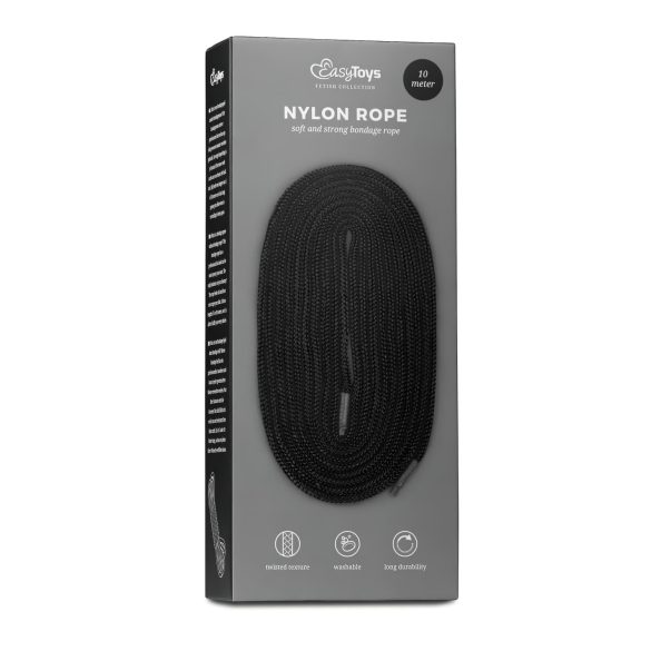 Easytoys Tau - bondage rep (10m) - svart