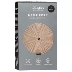 Easytoys Hampetau - bondage rep (5m) - naturlig