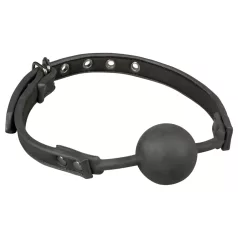 EasyToys - munnknebel med silikonkule (svart)