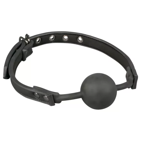 EasyToys - munnknebel med silikonkule (svart)