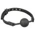 EasyToys - munnknebel med silikonkule (svart)