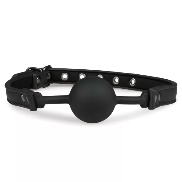 EasyToys - munnknebel med silikonkule (svart)