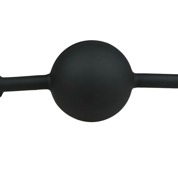 Easytoys - silikon ball gag (svart)