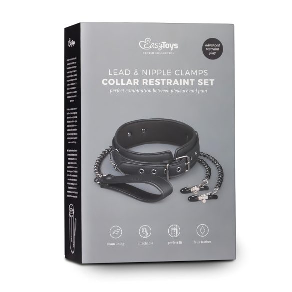 Easytoys - brystvorteklype, halsbåndsett og bånd (4 deler)