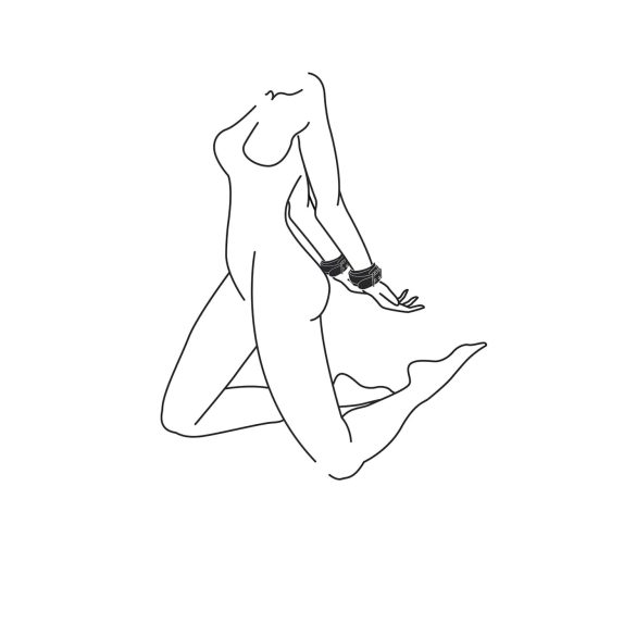 Easytoys - kunstskinnhåndjern (svart)