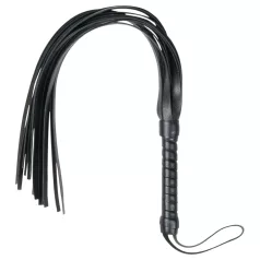 Easytoys Flogger - mykt lærpisk (svart)