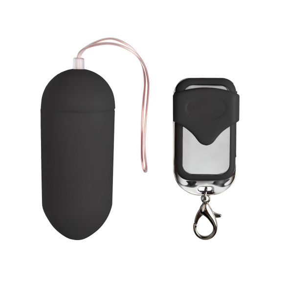 Easytoys - fjernstyrt vibrerende egg (svart)