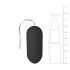 Easytoys - fjernstyrt vibrerende egg (svart)