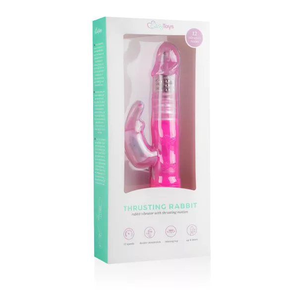 EasyToys Bunny - støtvibrator (rosa)