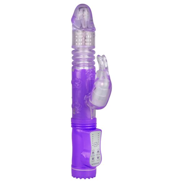 Easytoys Bunny - støt-roterende vibrator (lilla)
