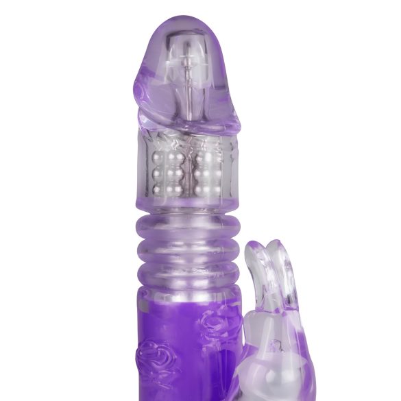 Easytoys Bunny - støt-roterende vibrator (lilla)