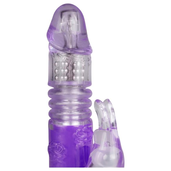 Easytoys Bunny - støt-roterende vibrator (lilla)