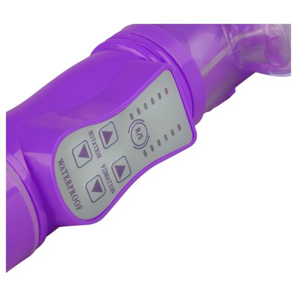 Easytoys Bunny - støt-roterende vibrator (lilla)