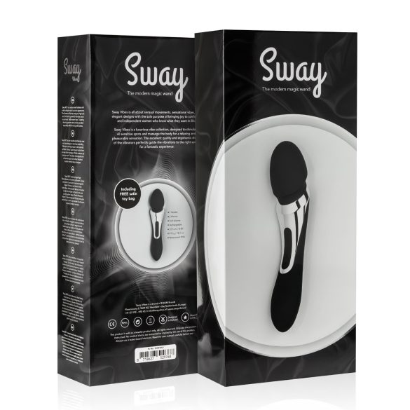 Sway No.1 Wand - oppladbar 2-i-1 massasjestav (svart)
