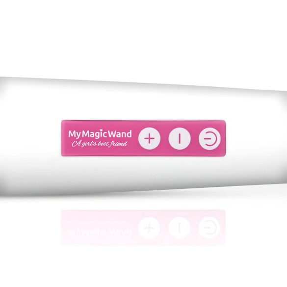 MyMagicWand - kraftig massasjevibrator (hvit-rosa)